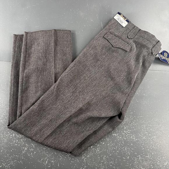Circle S Pants Men 44 Heather Gray Western Unhemmed Ankle Color 40 43" Waist NWT - Picture 1 of 8